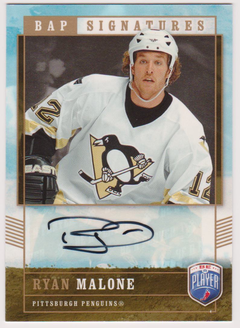 2006-07 Be A Player Signatures #RM Ryan Malone (image for) 2006-07 Be A Player Signatures #RM Ryan Malone