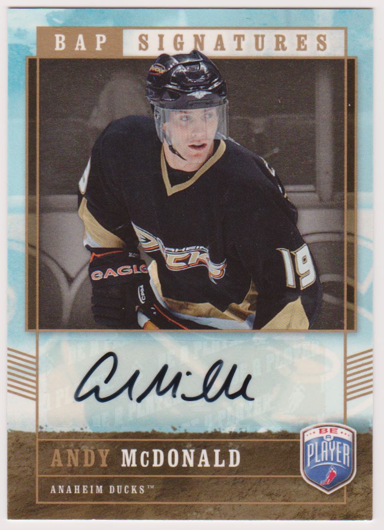 2006-07 Be A Player Signatures #MC Andy McDonald (image for) 2006-07 Be A Player Signatures #MC Andy McDonald