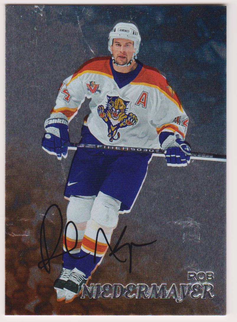 1998-99 Be A Player Autographs #208 Rob Niedermayer (image for) 1998-99 Be A Player Autographs #208 Rob Niedermayer