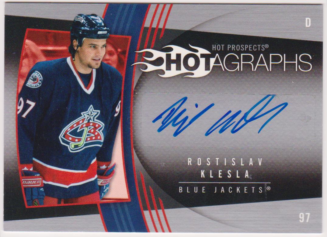 2006-07 Hot Prospects Hotagraphs #HRK Rostislav Klesla (image for) 2006-07 Hot Prospects Hotagraphs #HRK Rostislav Klesla