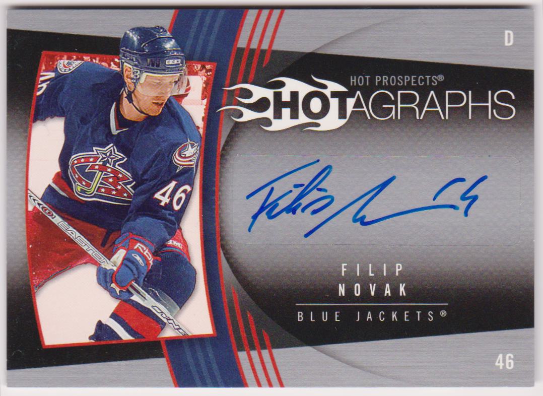 2006-07 Hot Prospects Hotagraphs #HFN Filip Novak AUTO (image for) 2006-07 Hot Prospects Hotagraphs #HFN Filip Novak AUTO