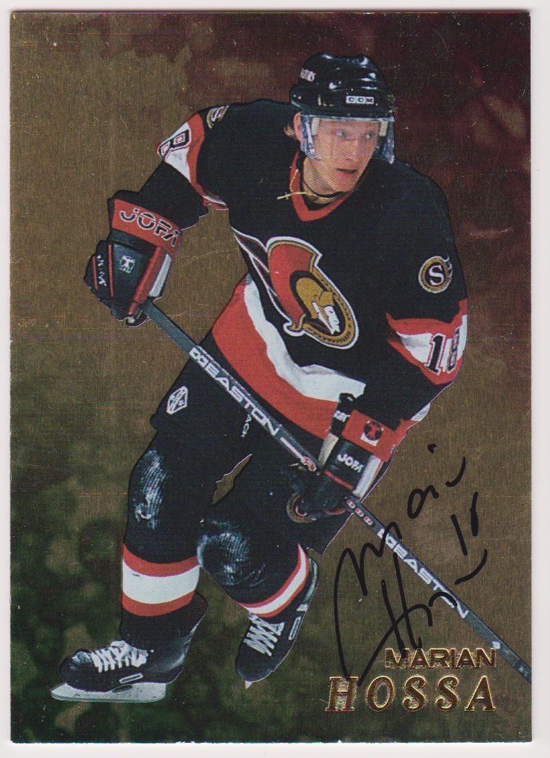 1998-99 Be A Player Autographs Gold #249 Marian Hossa (image for) 1998-99 Be A Player Autographs Gold #249 Marian Hossa