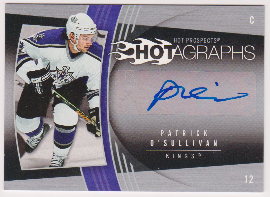 2006-07 Hot Prospects Hotagraphs #HPO Patrick O'Sullivan - RC Year (image for) 2006-07 Hot Prospects Hotagraphs #HPO Patrick O'Sullivan - RC Year