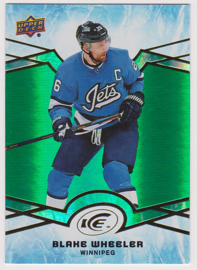 2018-19 Upper Deck Ice Green #8 Blake Wheeler (image for) 2018-19 Upper Deck Ice Green #8 Blake Wheeler