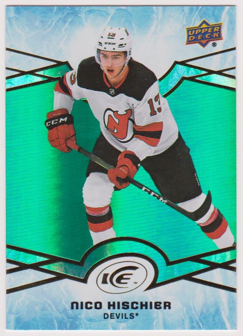 2018-19 Upper Deck Ice Green #22 Nico Hischier (image for) 2018-19 Upper Deck Ice Green #22 Nico Hischier