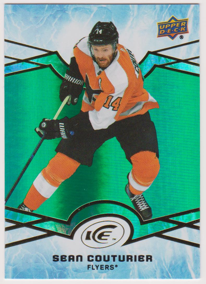 2018-19 Upper Deck Ice Green #25 Sean Couturier (image for) 2018-19 Upper Deck Ice Green #25 Sean Couturier